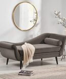 2-Seater Rosewood Settee Sofa Diwan Chase Lounge (Dark Gray)
