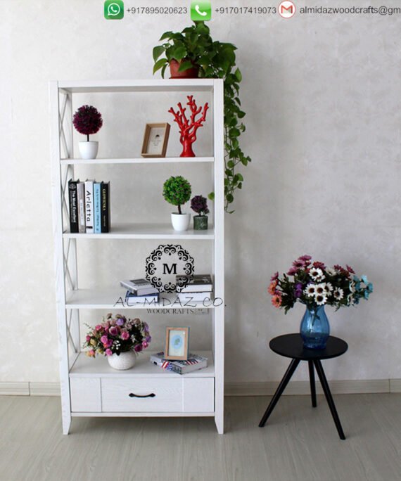 Al Midaz White Lady Diana Royal Book Shelve Oak White.
