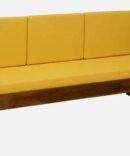 Al Midaz Sheesham Wood 3-Seater Sofa Diamond Finish.